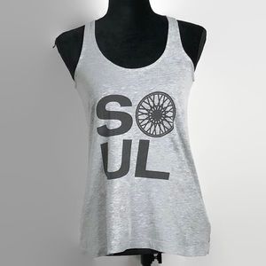 Soulcycle Racerback Graphic Tee Soul Spellout Tank